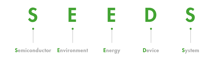 SEEDS(S:Semiconductor E:Environment E:Energy D:Device S:System